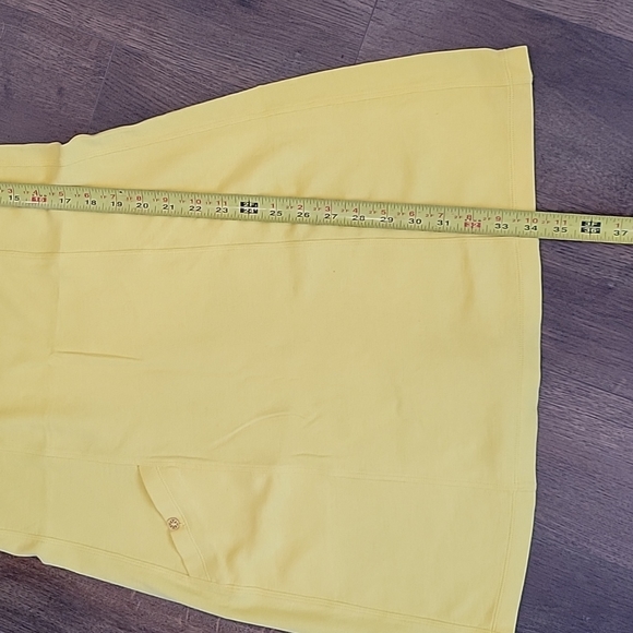 Horny toad v neck cheery yellow a line casual everyday dress medium - Picture 9 of 13